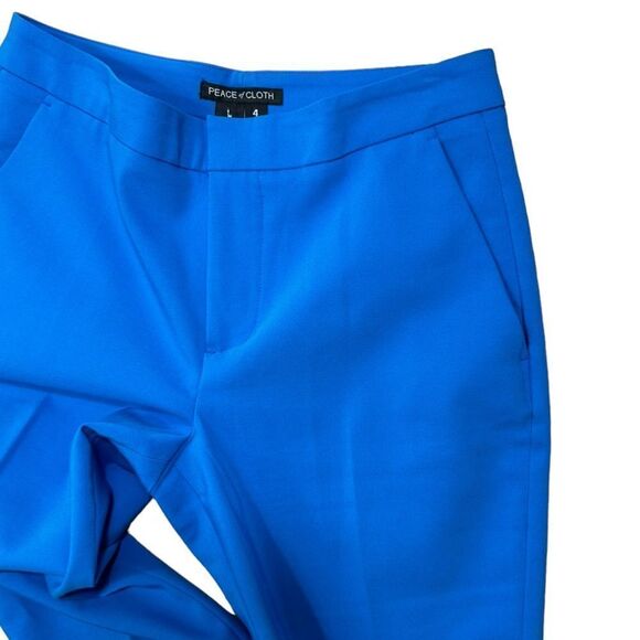 Peace of Cloth Bright Blue Premier Stretch Zara Ankle Dress Pant - Picture 6 of 12